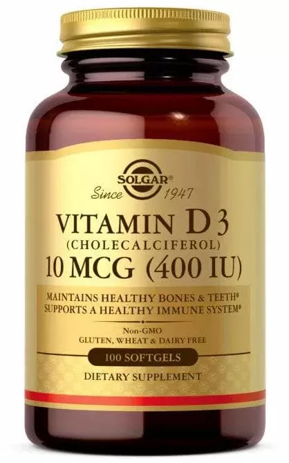 Solgar Vitmain D-3 400 IU 100 caps