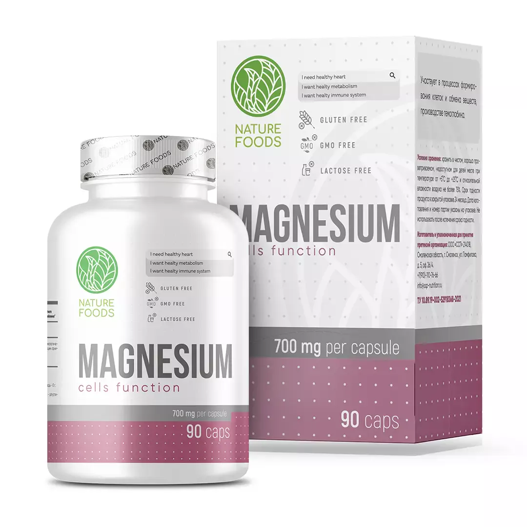 Nature Foods Magnesium Citrate 90 caps