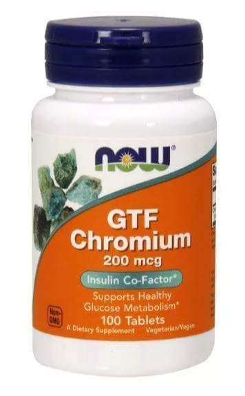 NOW Gtf Chromium 200cg 100 tabs