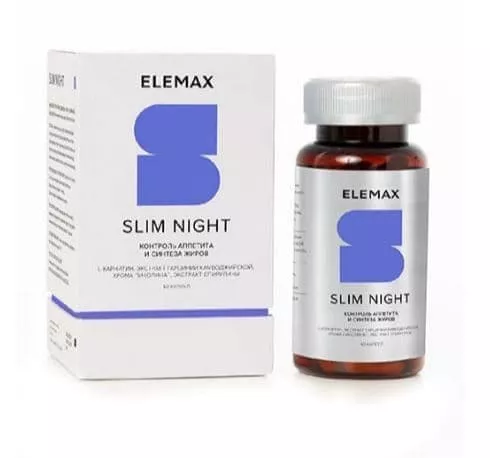 Elemax SLIM NIGHT 450mg 60 caps