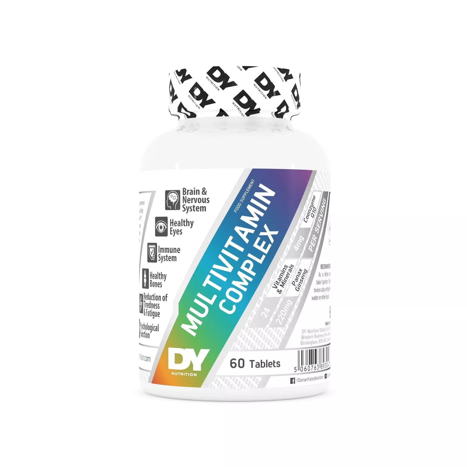 Dorian Yates Nutrition Multi Vitamin Complex 60 tabs