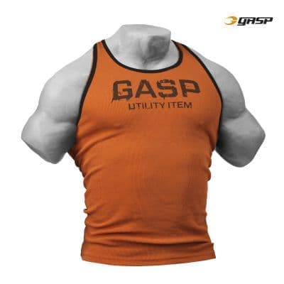 GASP Майка для тренировок Ribbed T-Back Orange фото