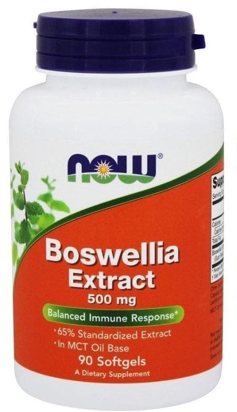 NOW Boswellia Extract 500mg 90 Softgels фото