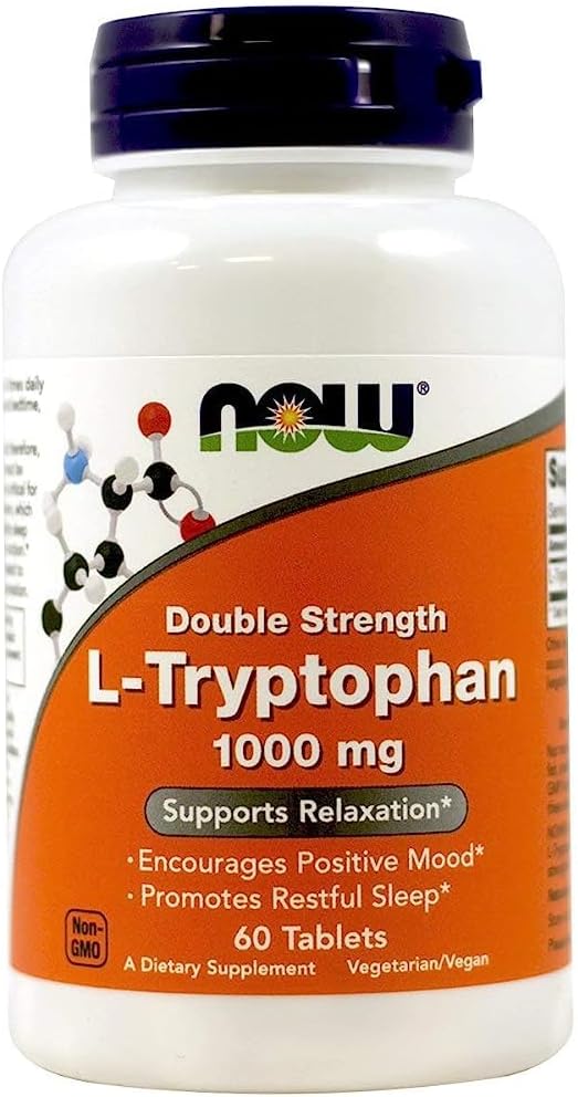 NOW L-Tryptophan 500mg 60 vcaps фото