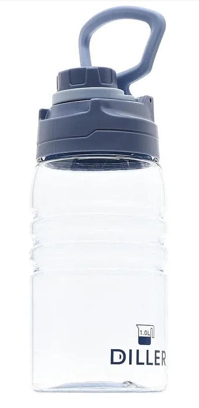 Diller Бутылка для воды D22 1000ml (Синяя) фото