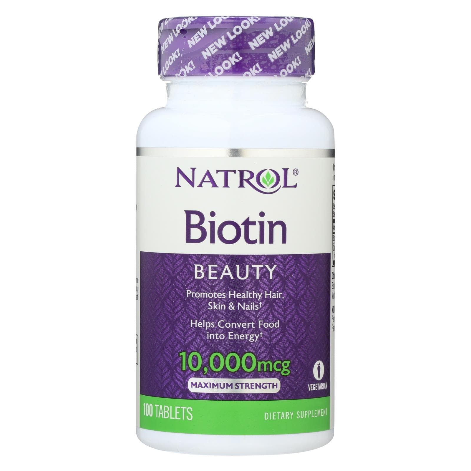 NATROL Biotin 10000mcg 100 tabs фото