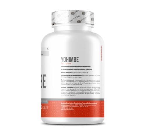 Nature Foods Yohimbe extract 100mg 60 caps