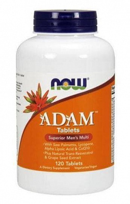 NOW ADAM Male Multi 120 tabs купить недорого, заказать с доставкой в ...