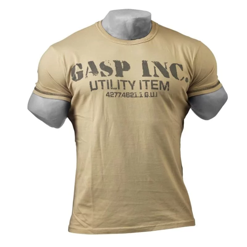 Футболка GASP Basic Utility Tee, песочная фото