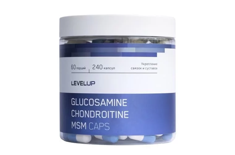 LevelUp Chondroitine+Glucosamine+MSM 240 caps фото