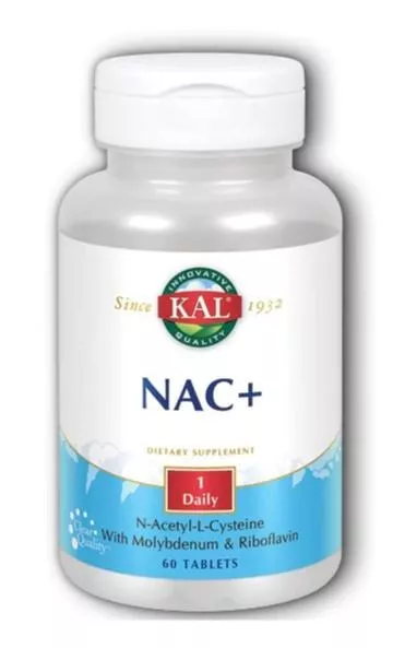KAL Vitamins NAC+ 600mg 60 tabs фото