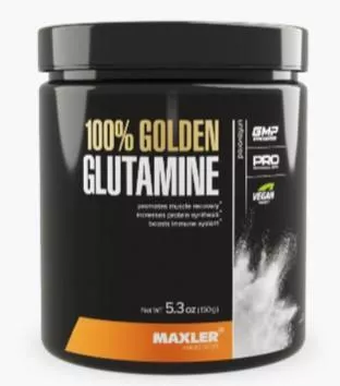 Maxler 100% Golden Glutamine 150g Can фото